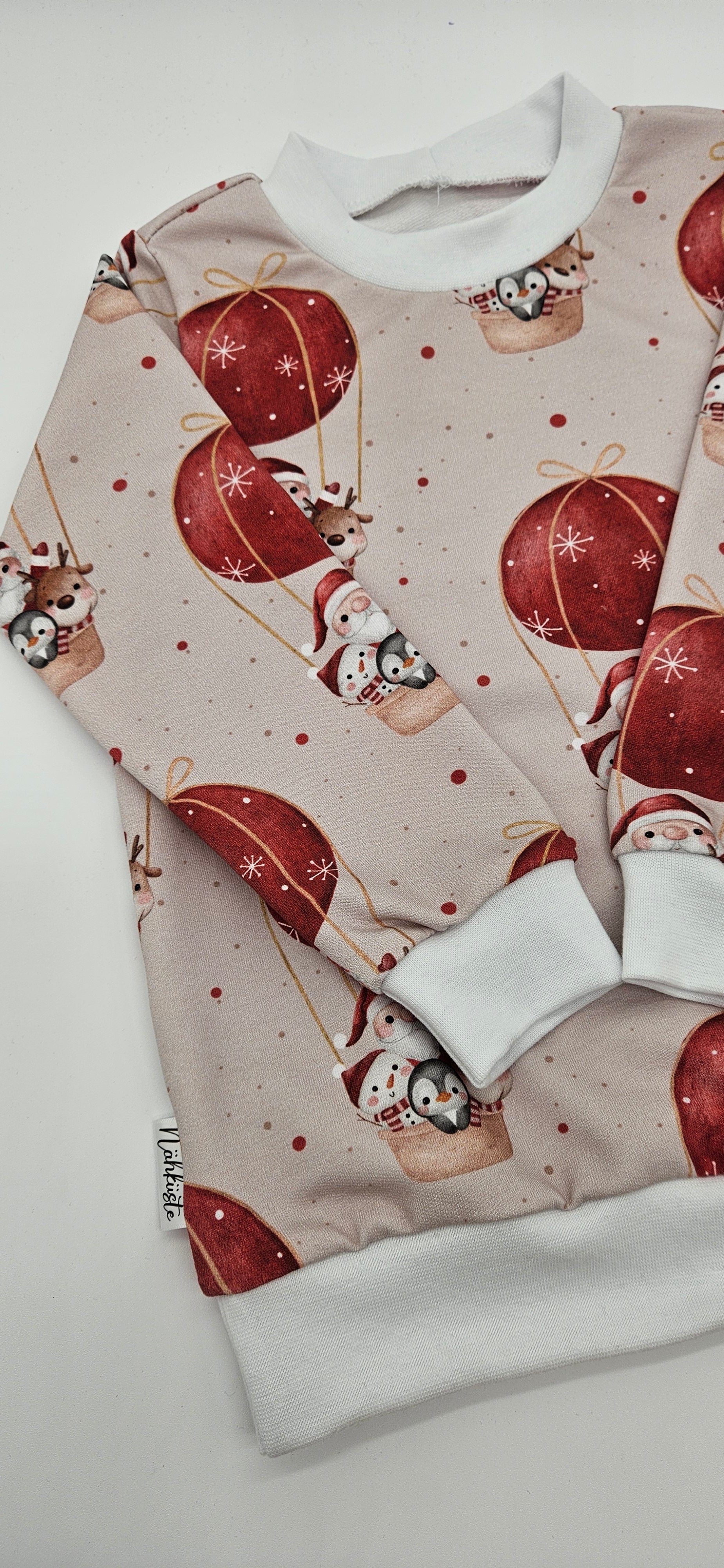 Pullover „Weihnachts Heißluftballon"