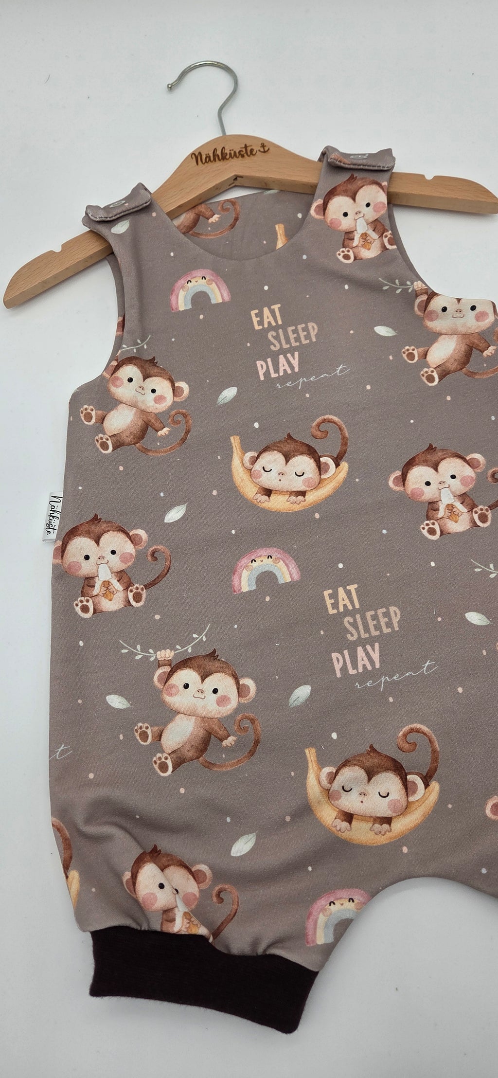 Romper / Strampler kurz „Bananenaffe"
