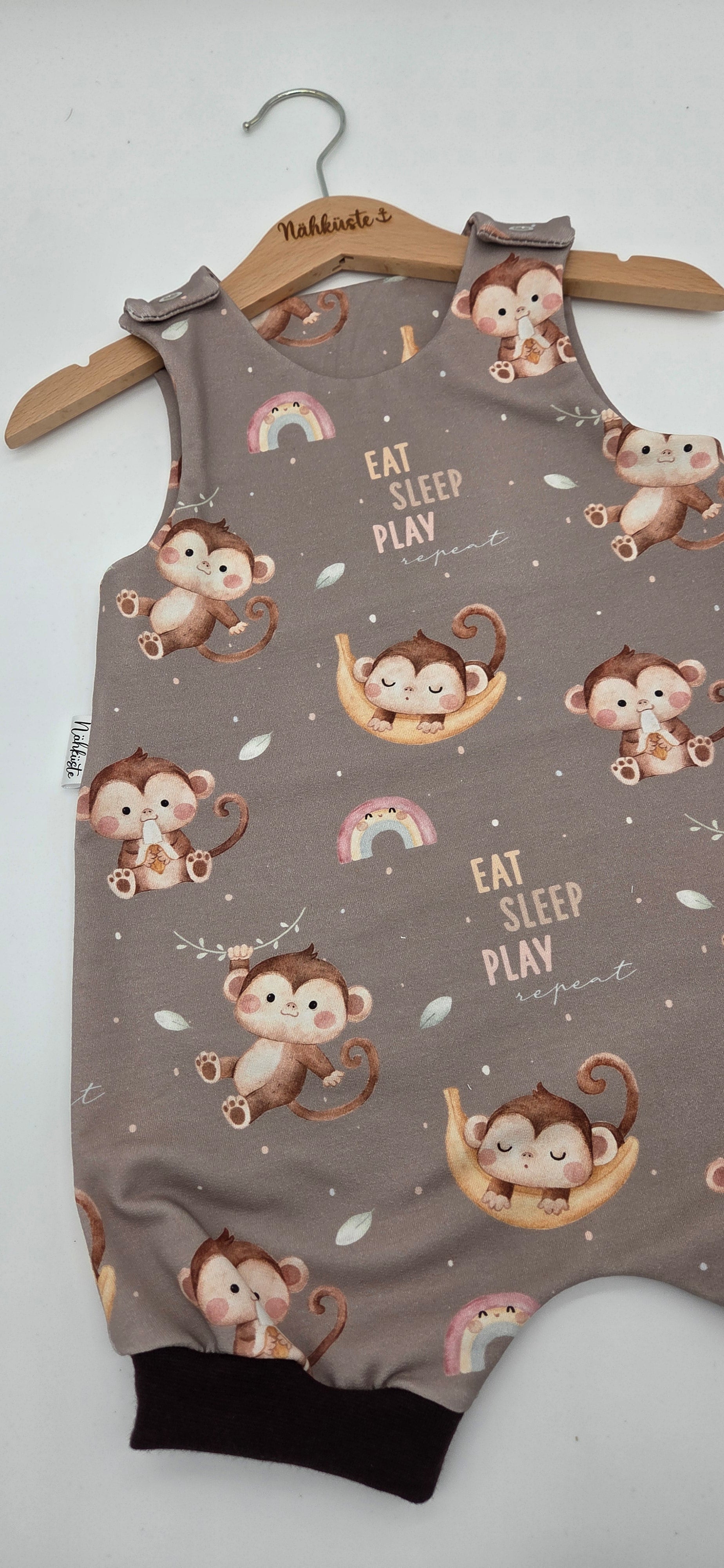 Romper / Strampler kurz „Bananenaffe"