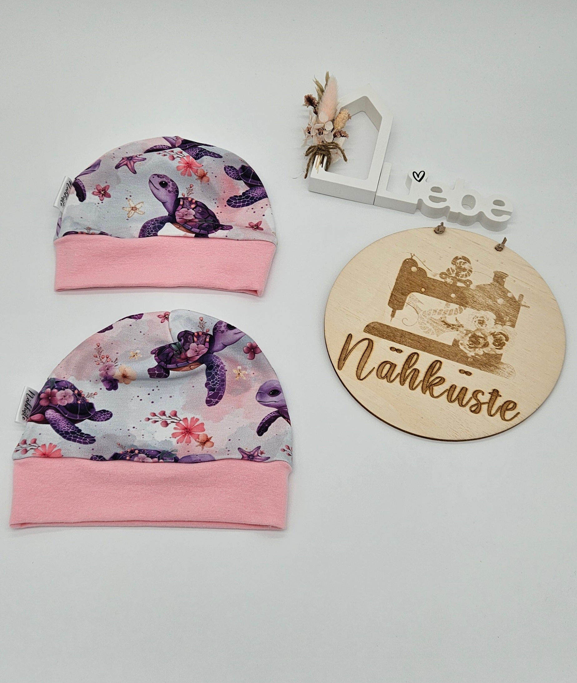 Beanie "Schildkröte lila"
