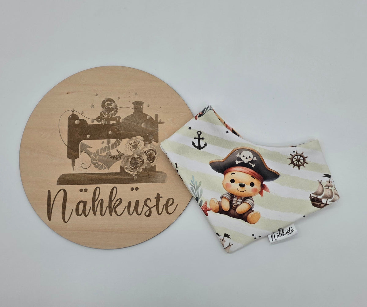 Dreieckstuch "Piratenbär"