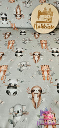 Jersey „Hängetiere“ / Meterware