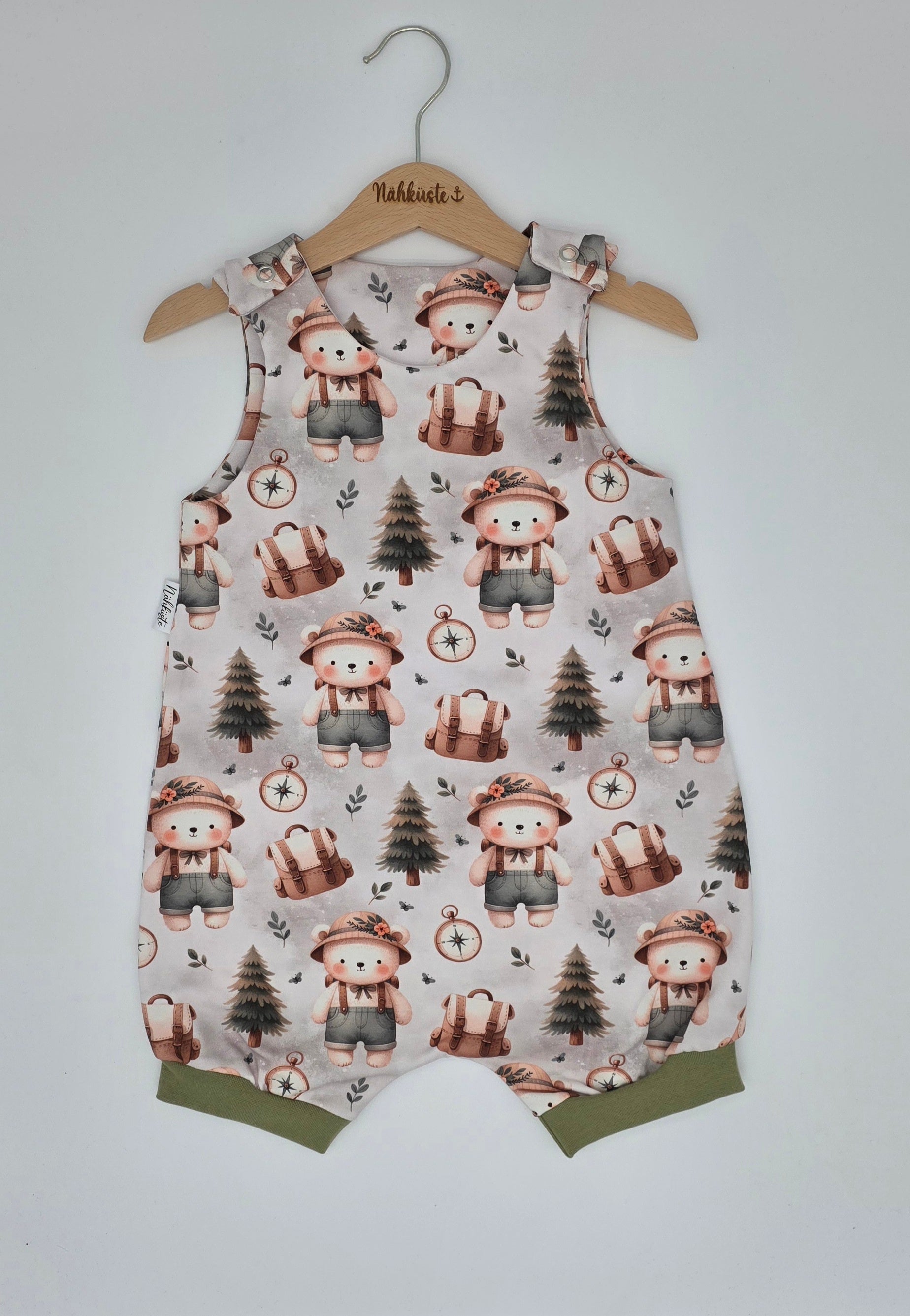 Romper / Strampler kurz „Wanderbär"