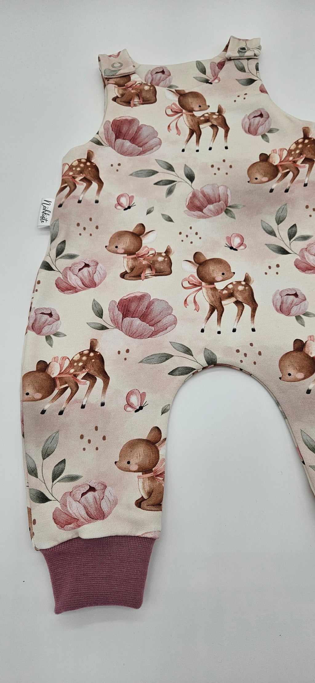 Strampler "Flower Bambi"