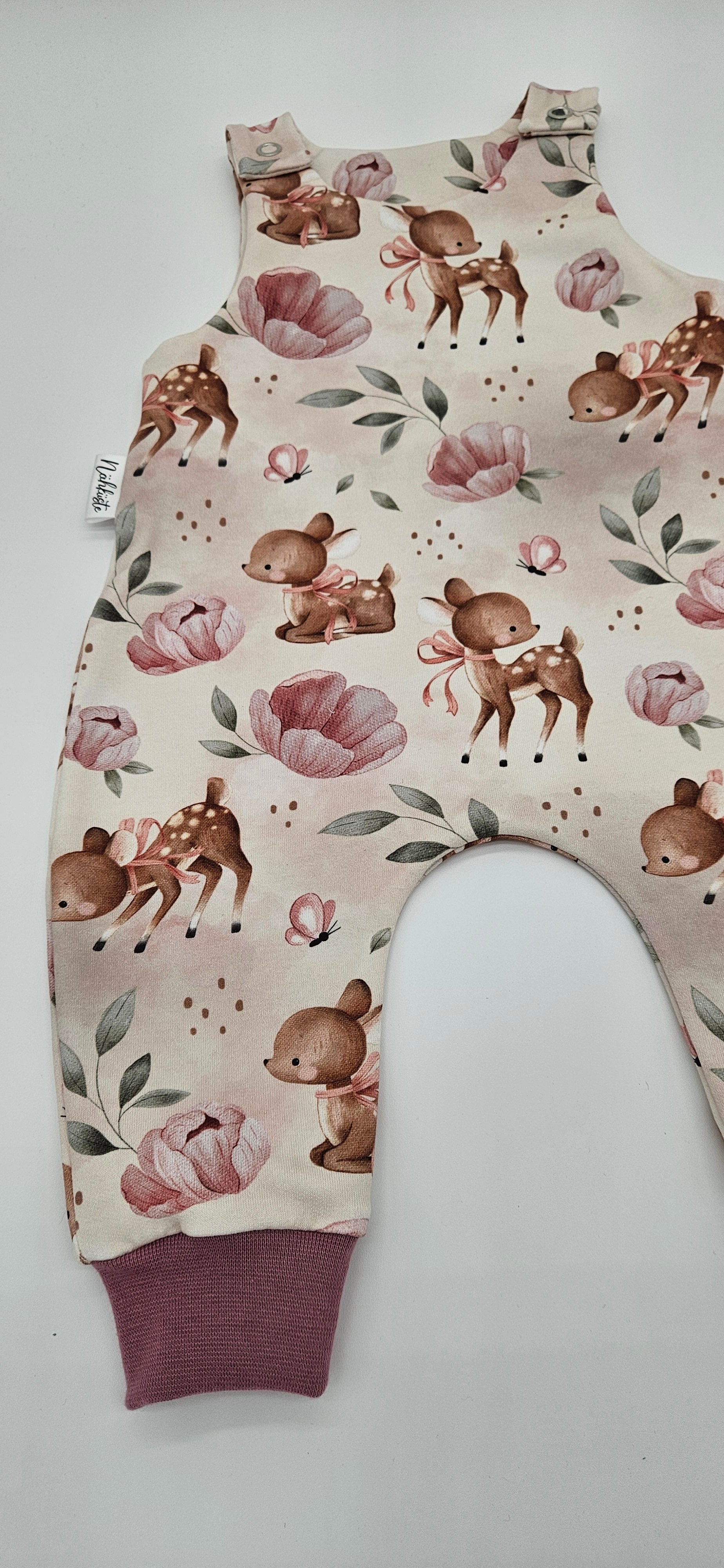 Strampler "Flower Bambi"