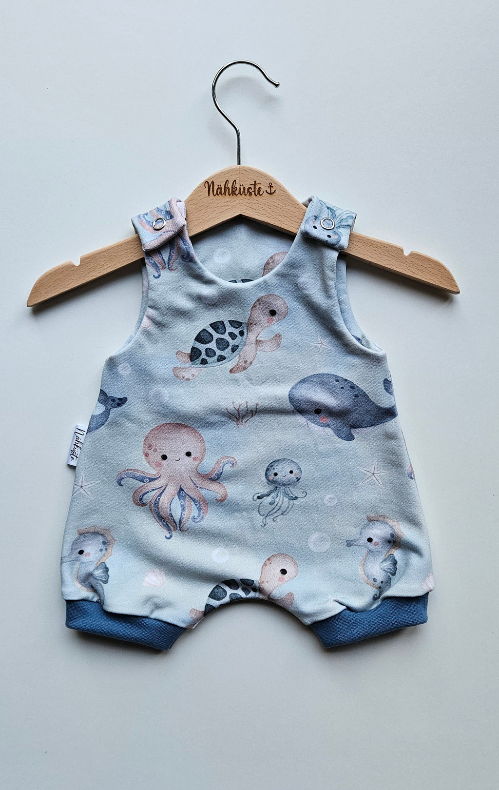 Romper / Strampler kurz „Meerestiere"