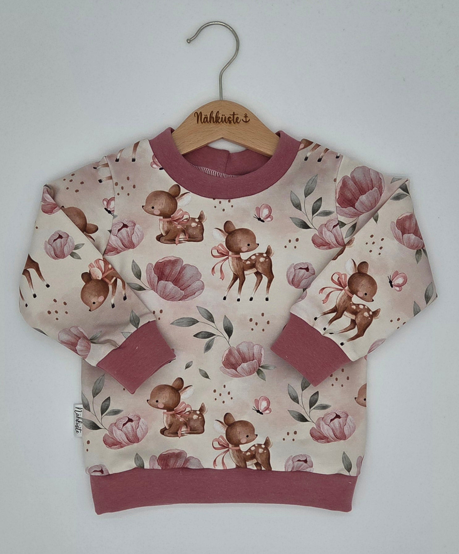 Pullover „Flower Bambi"