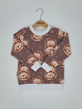 Pullover „Löwenfamilie Mauve"