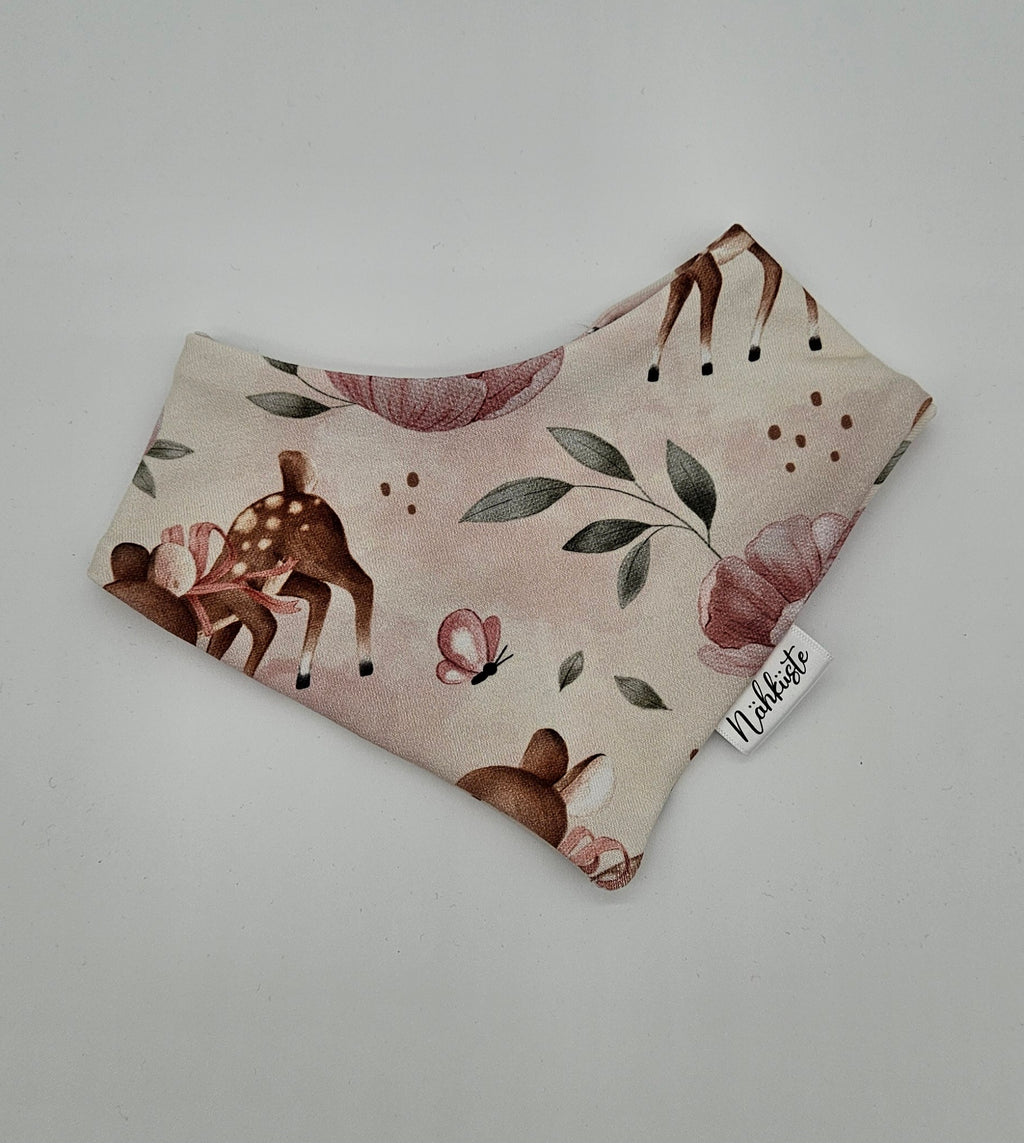Dreieckstuch "Flower Bambi"