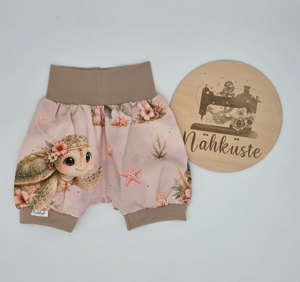 Kurze Pumphose "Boho Schildkröte"