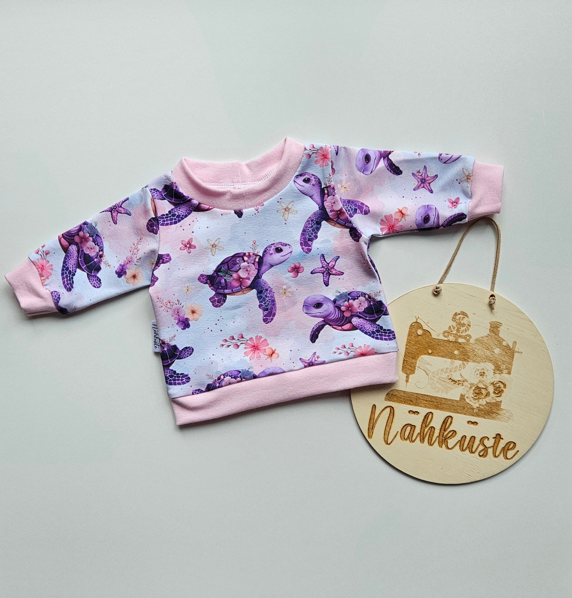 Pullover "Schildkröte lila"