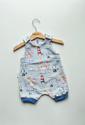 Romper / Strampler kurz „Maritim Robbe"