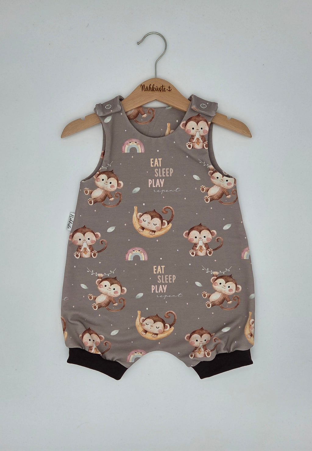 Romper / Strampler kurz „Bananenaffe"