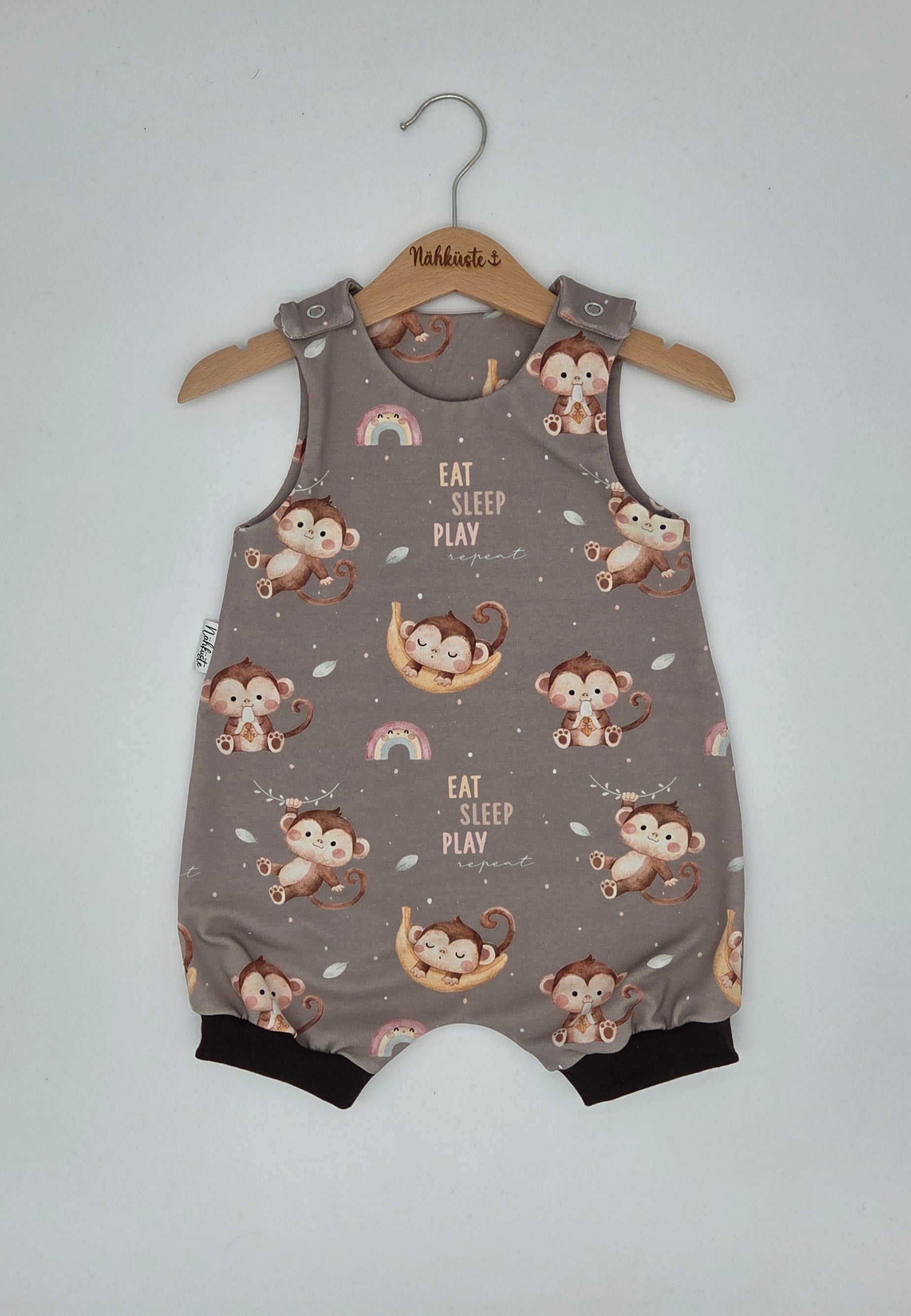 Romper / Strampler kurz „Bananenaffe"