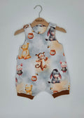 Romper / Strampler kurz „Honigfreunde"