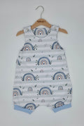 Romper / Strampler kurz „Regenbogen Jungen"