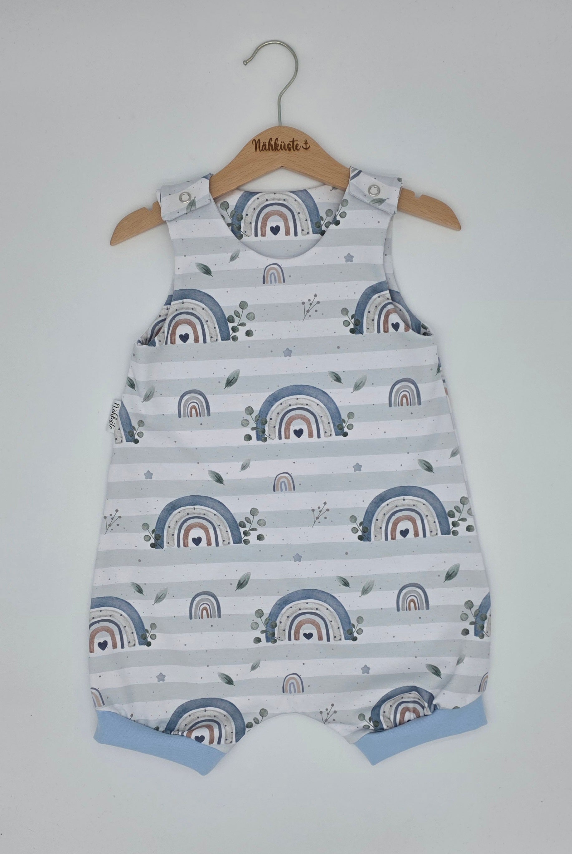 Romper / Strampler kurz „Regenbogen Jungen"