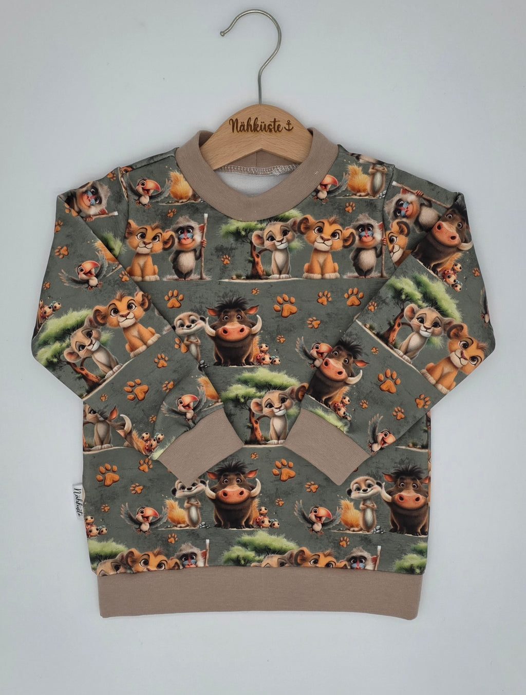 Pullover "König der Tiere"