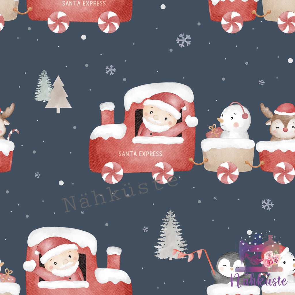 Dreieckstuch "Santa Express"