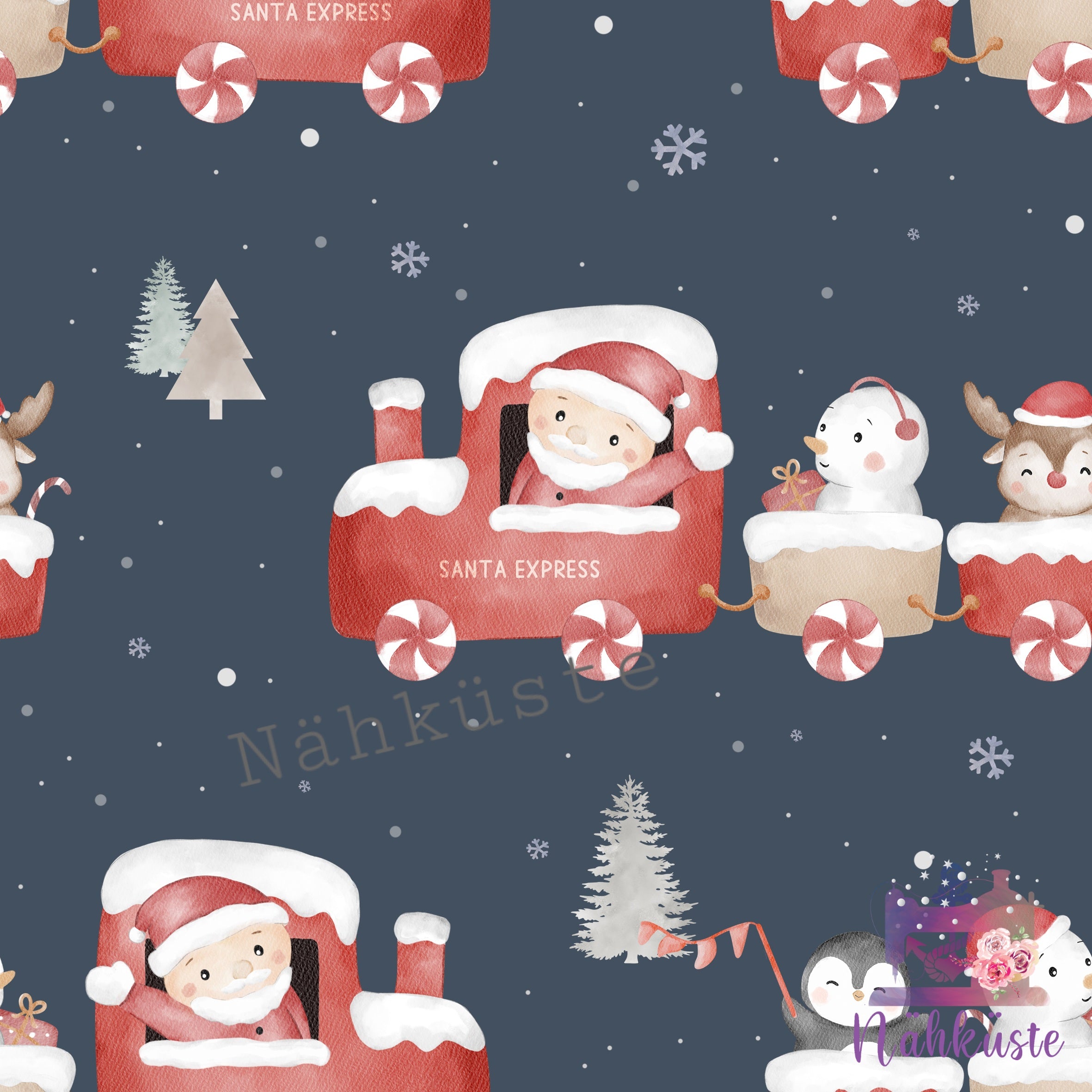 Strampler „Santa Express"