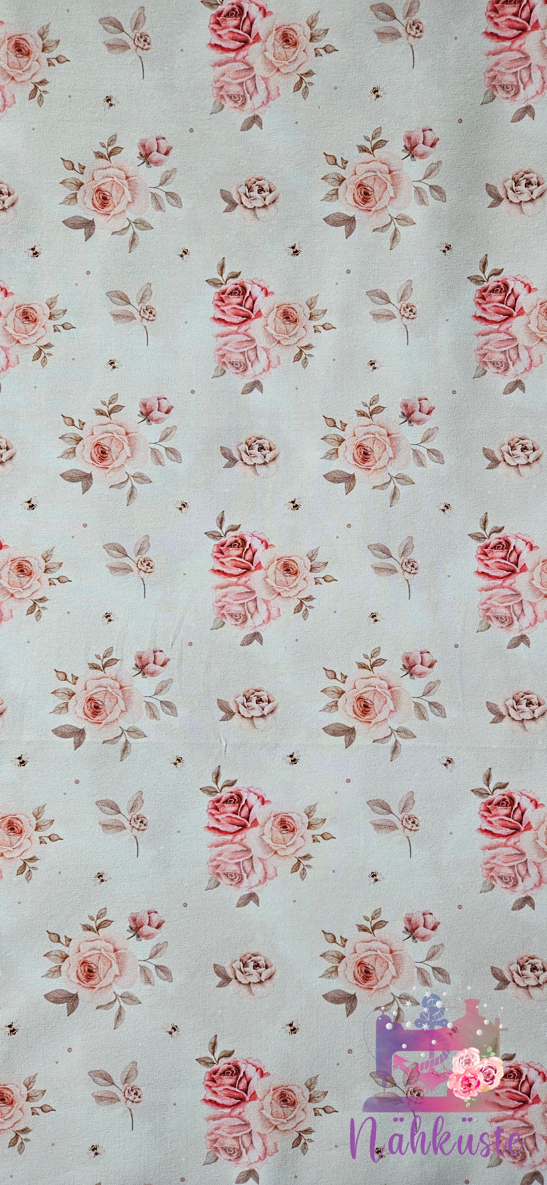 Jersey „Rosenliebe“ / Meterware