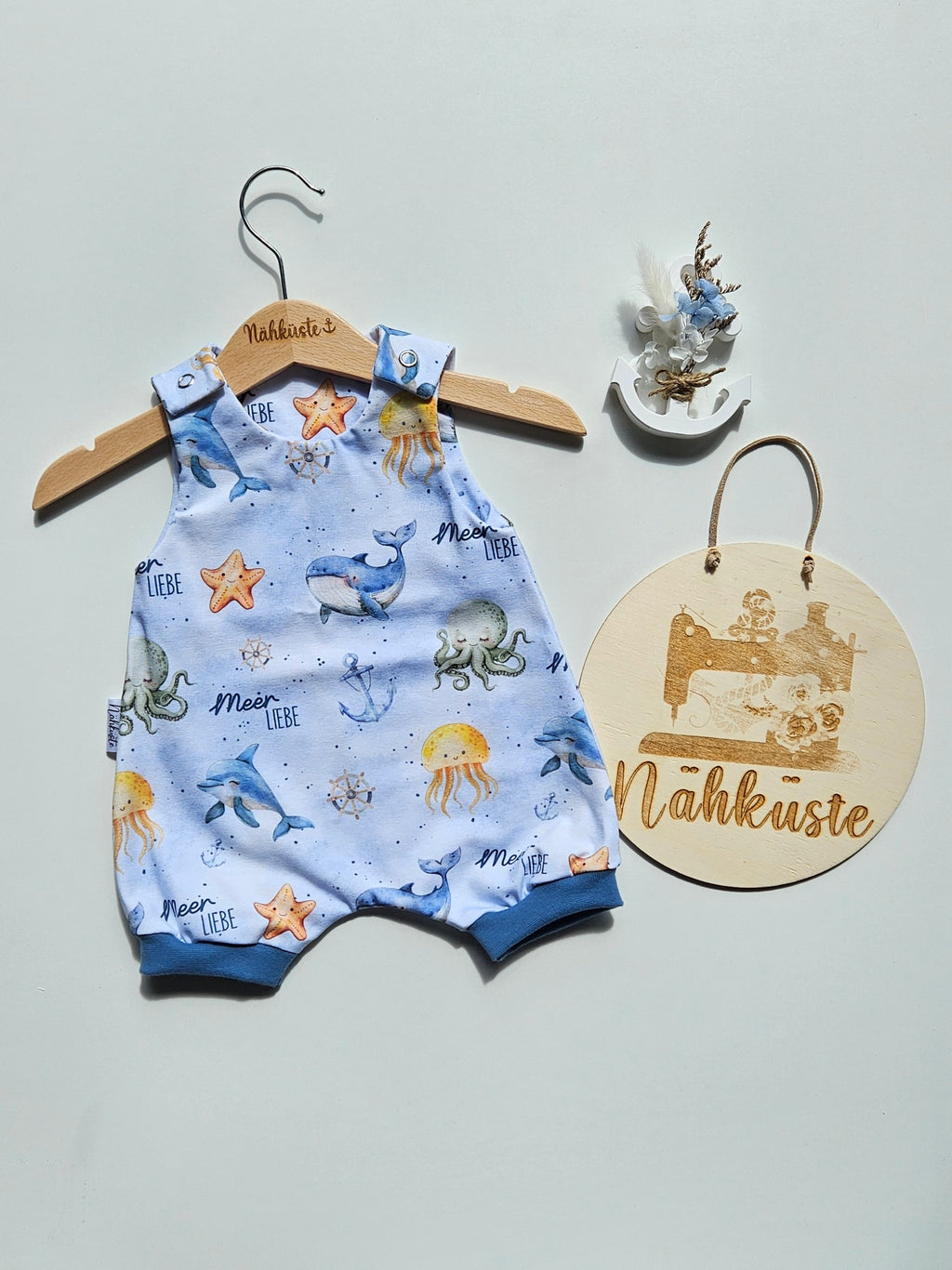 Romper / Strampler kurz „Meerliebe"