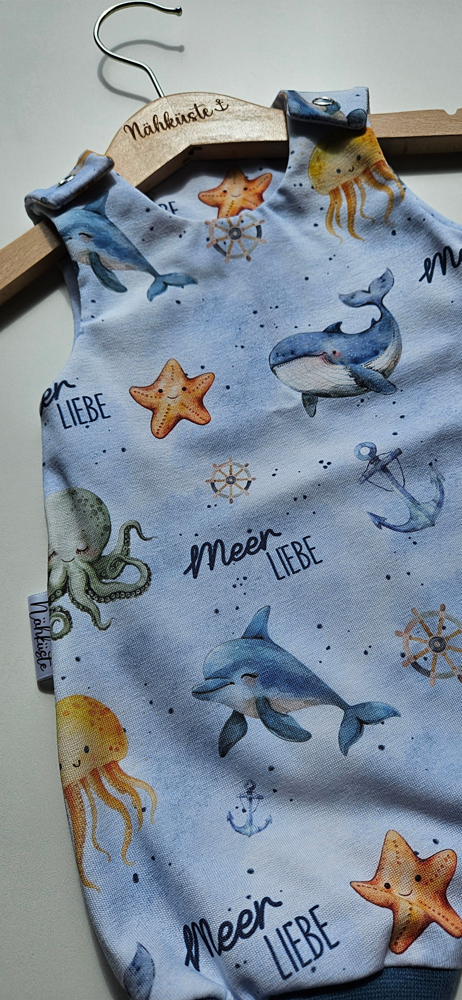 Romper / Strampler kurz „Meerliebe"