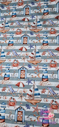 Jersey „Maritim gestreift“ / Meterware