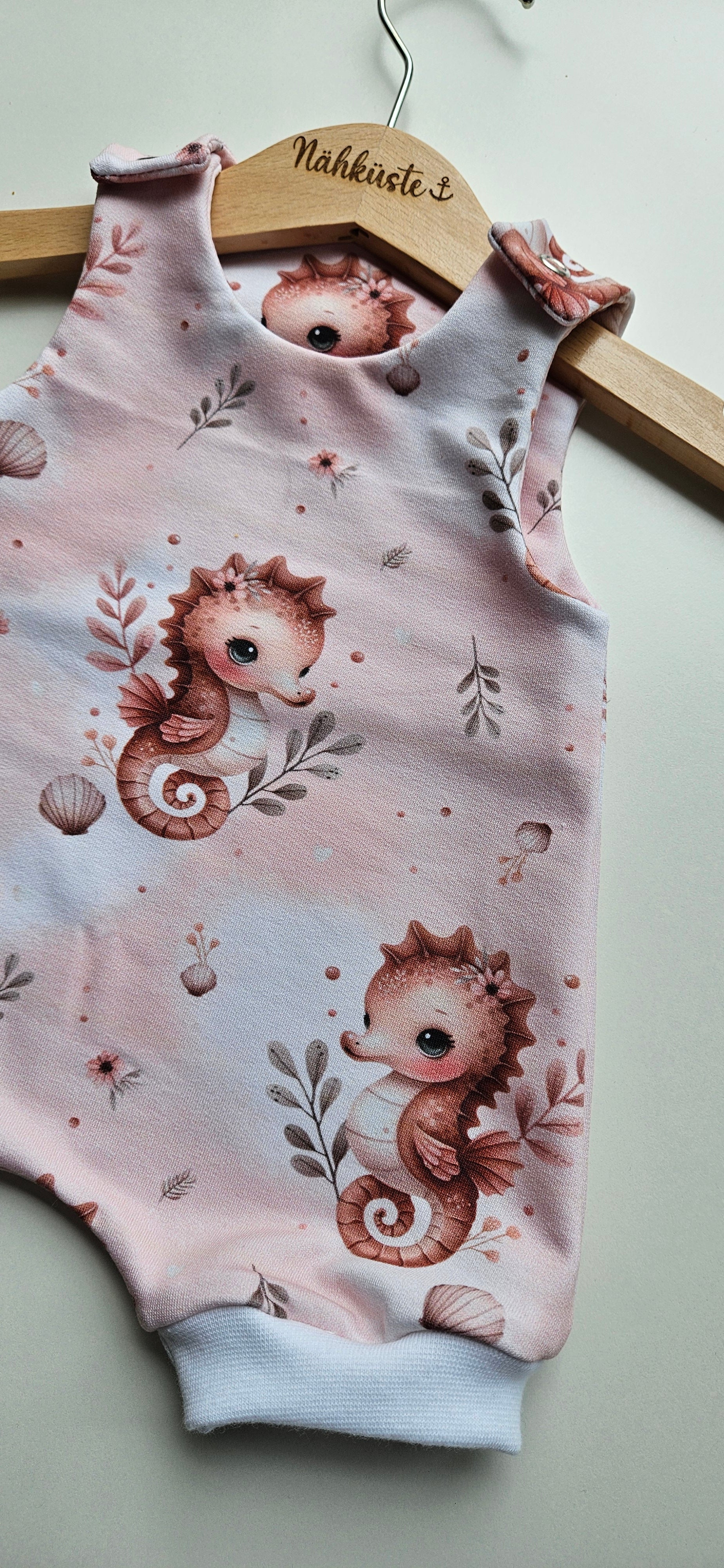 Romper / Strampler kurz „Seepferdchen"