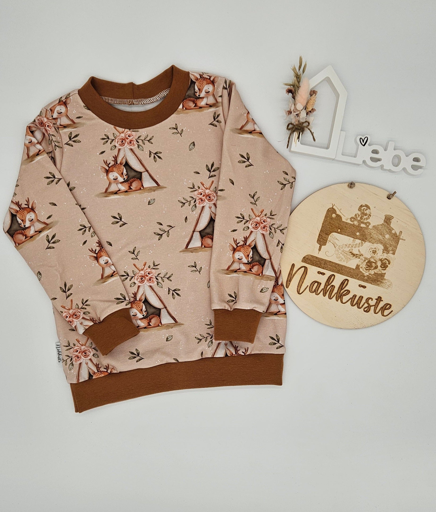 Pullover „Boho Reh"