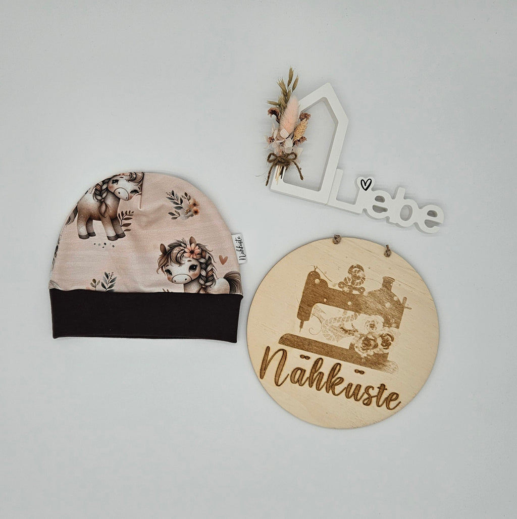 Beanie "Kleines Pferdemädchen"