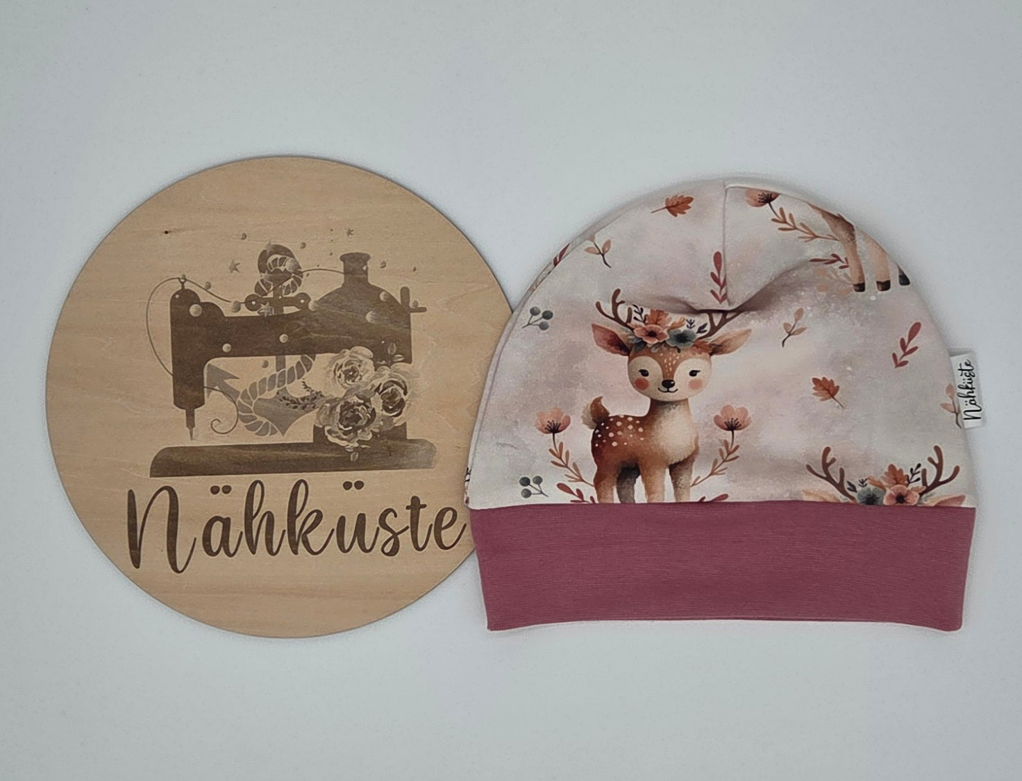 Beanie "Rehmädchen mit Geweih"