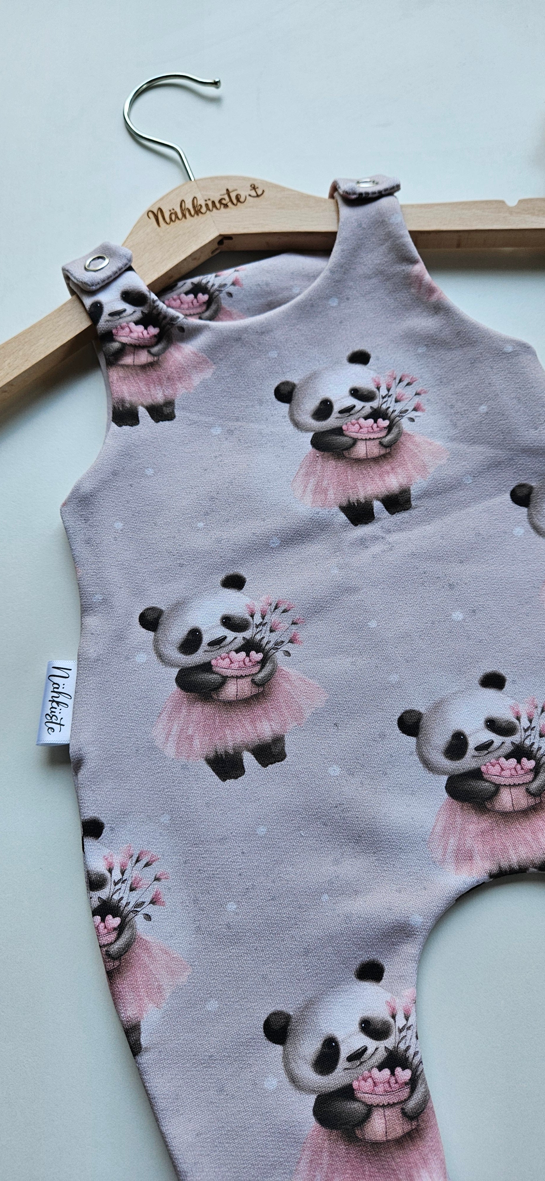 Strampler "Panda Mädchen"
