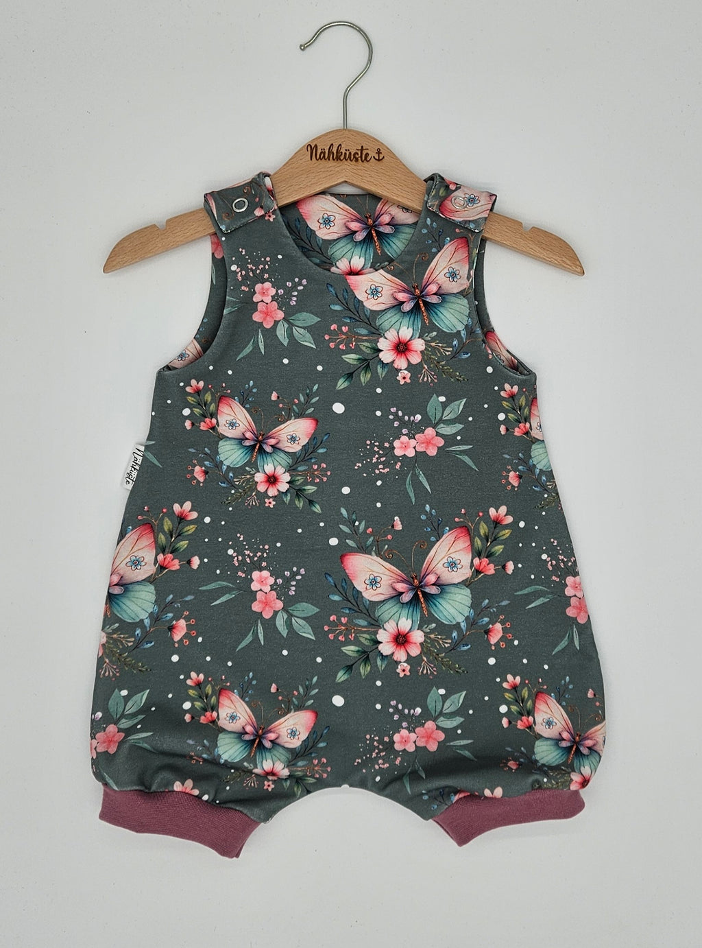 Romper / Strampler kurz „Schmetterling"
