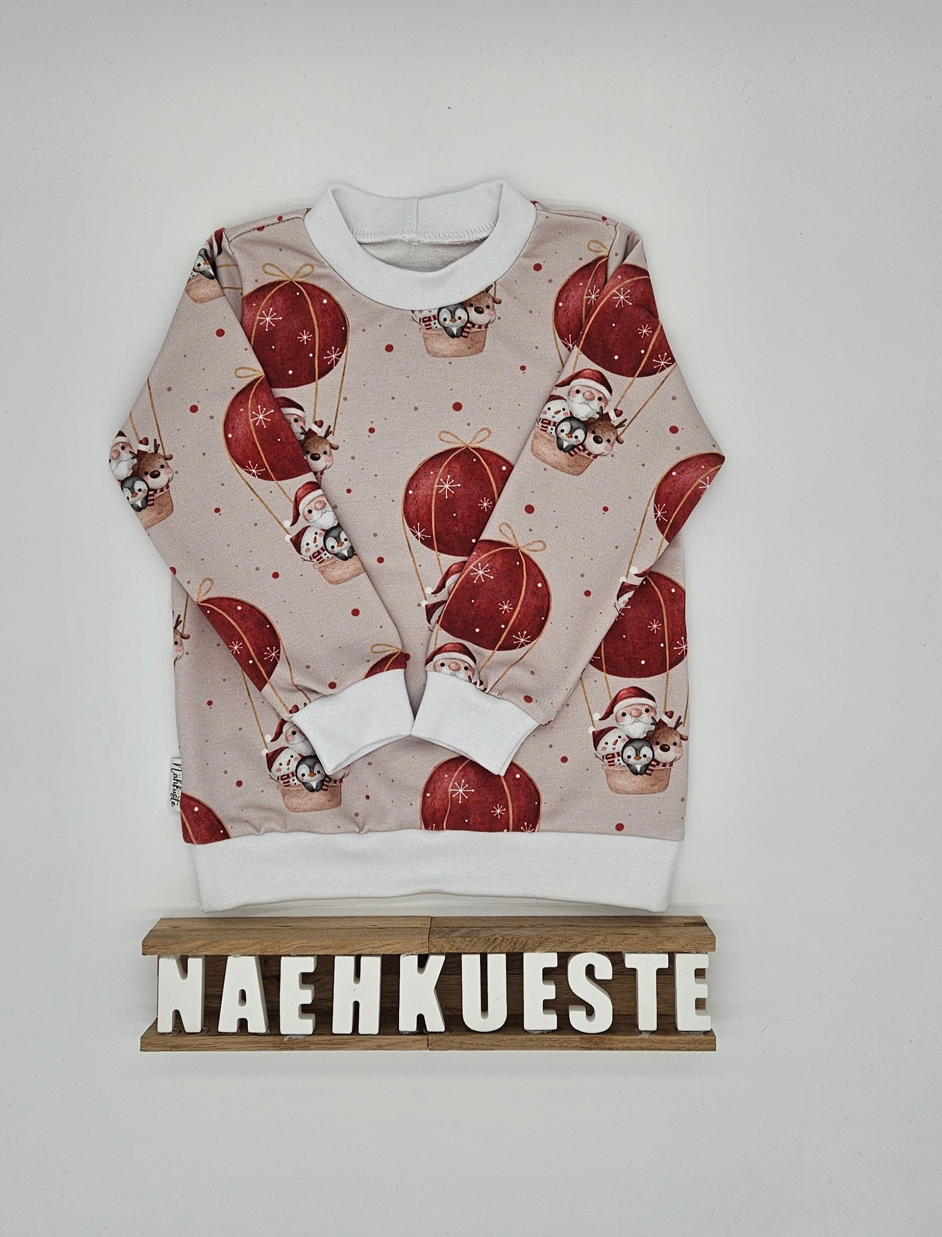 Pullover „Weihnachts Heißluftballon"
