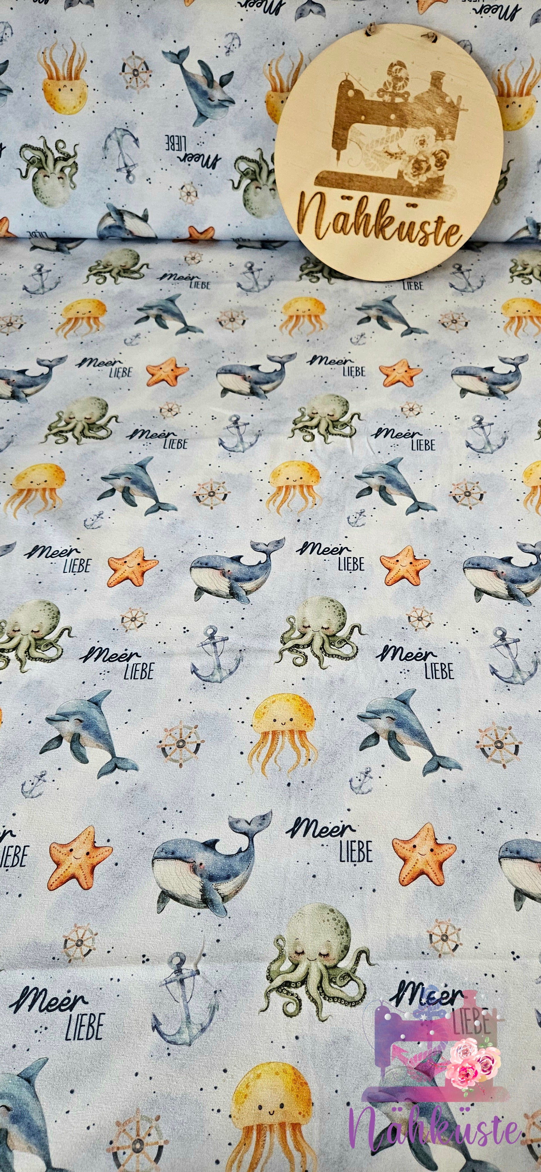 Jersey „Meerliebe“ / Meterware