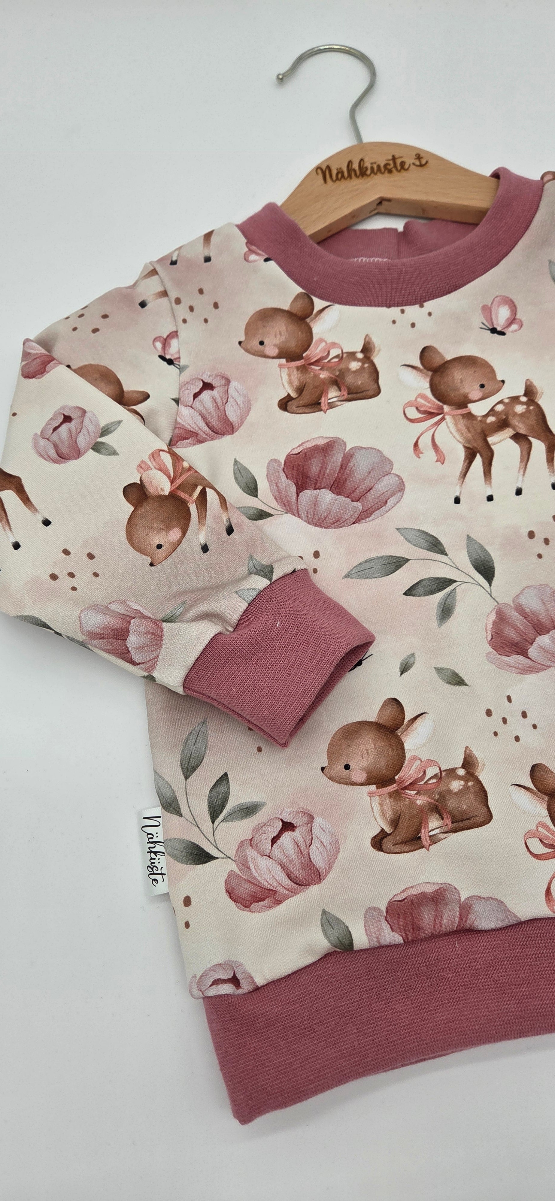 Pullover „Flower Bambi"