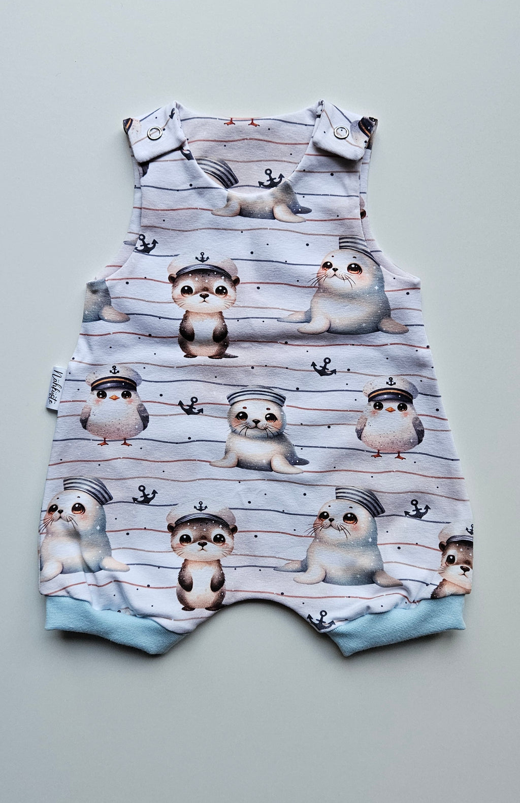 Romper / Strampler kurz „Matrosentiere"