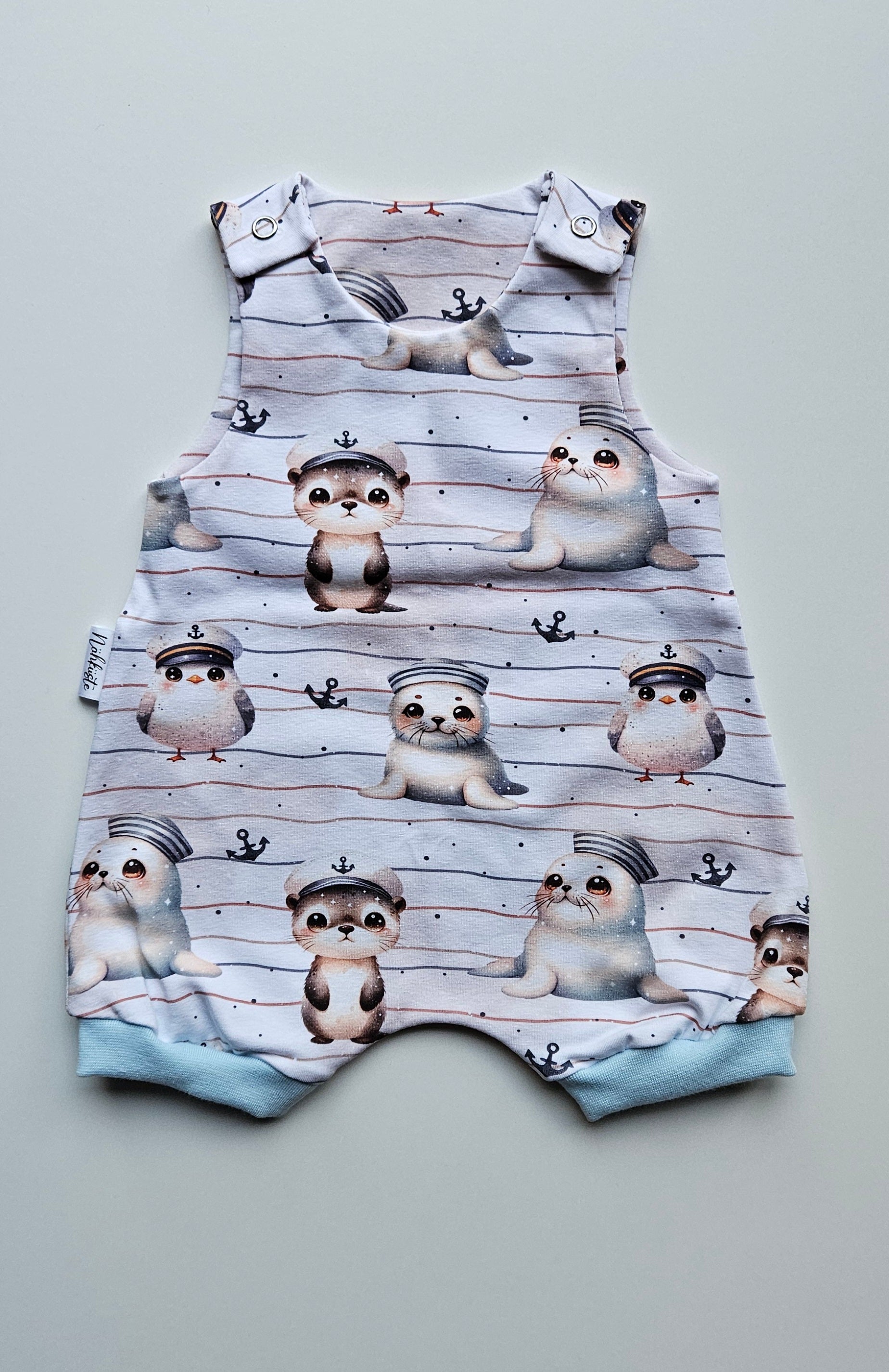 Romper / Strampler kurz „Matrosentiere"