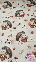 French Terry „Herbst Igel" / Meterware