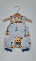 Romper / Strampler kurz „Maritimbär"